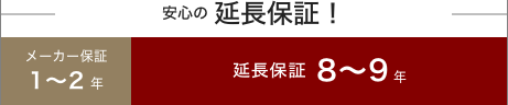 安心の延長保証